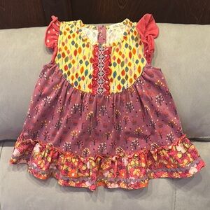 Matilda Jane Girls' Patterned Ruffle Dress